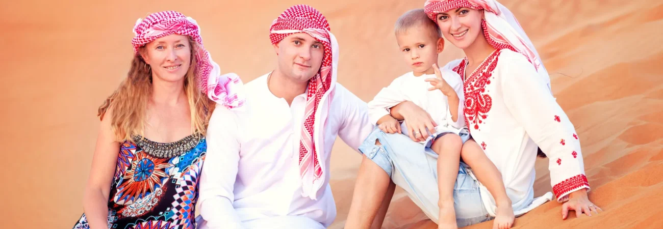 Desert Safari Dubai - Happy Family