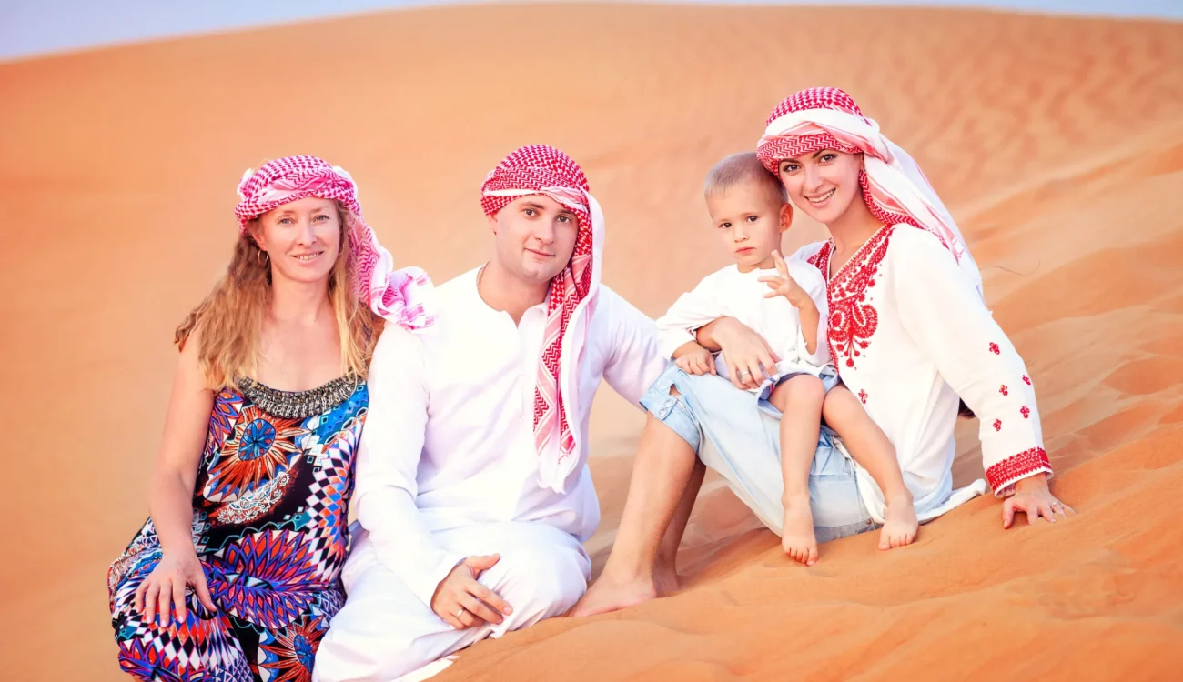 Desert Safari Dubai - Happy Family