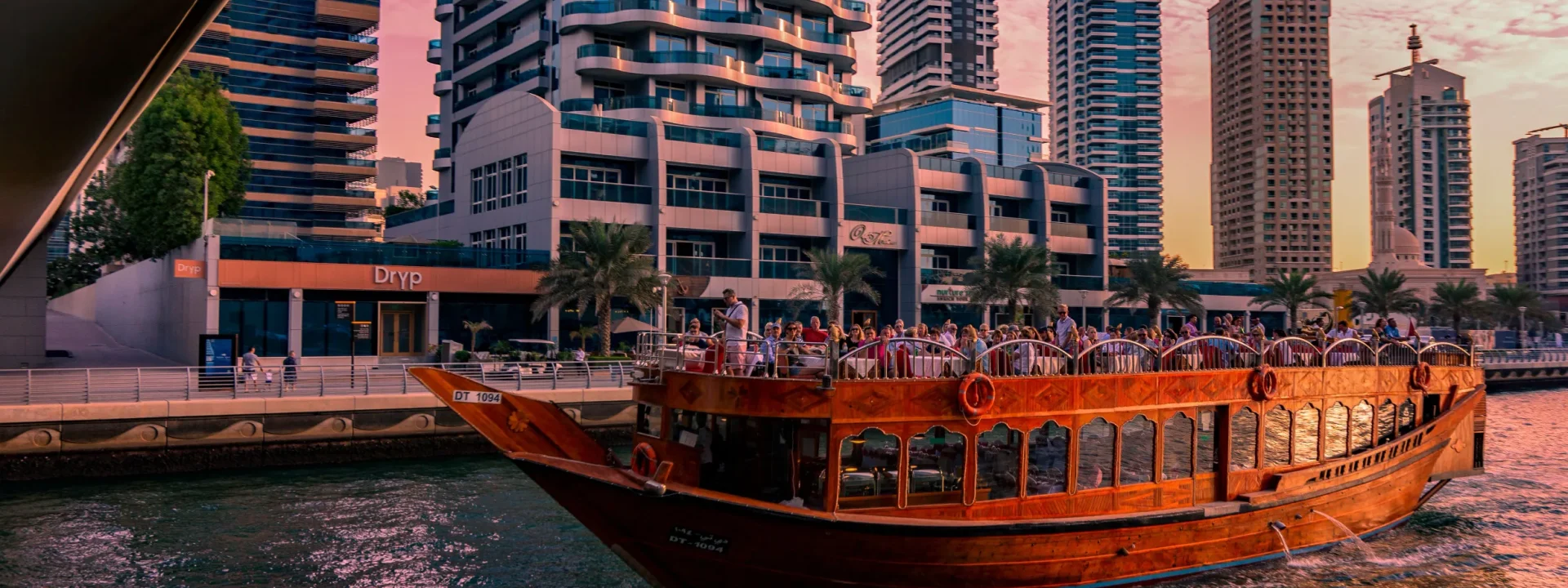 Dubai City Tour - Dhow Cruise Marina Dubai - Sunset