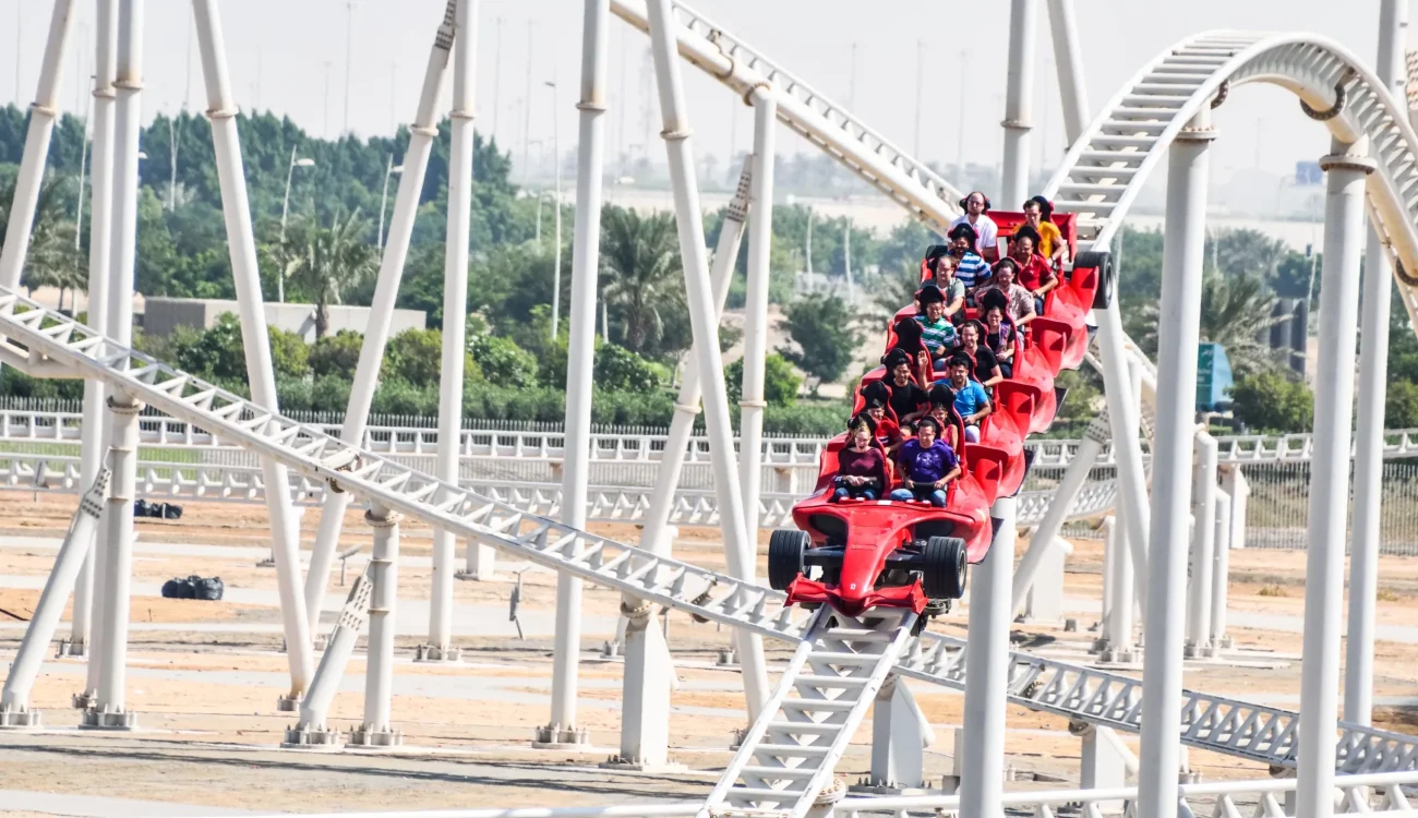 Ferrari World Abu Dhabi - Formula Rossa, Roller Coaster.