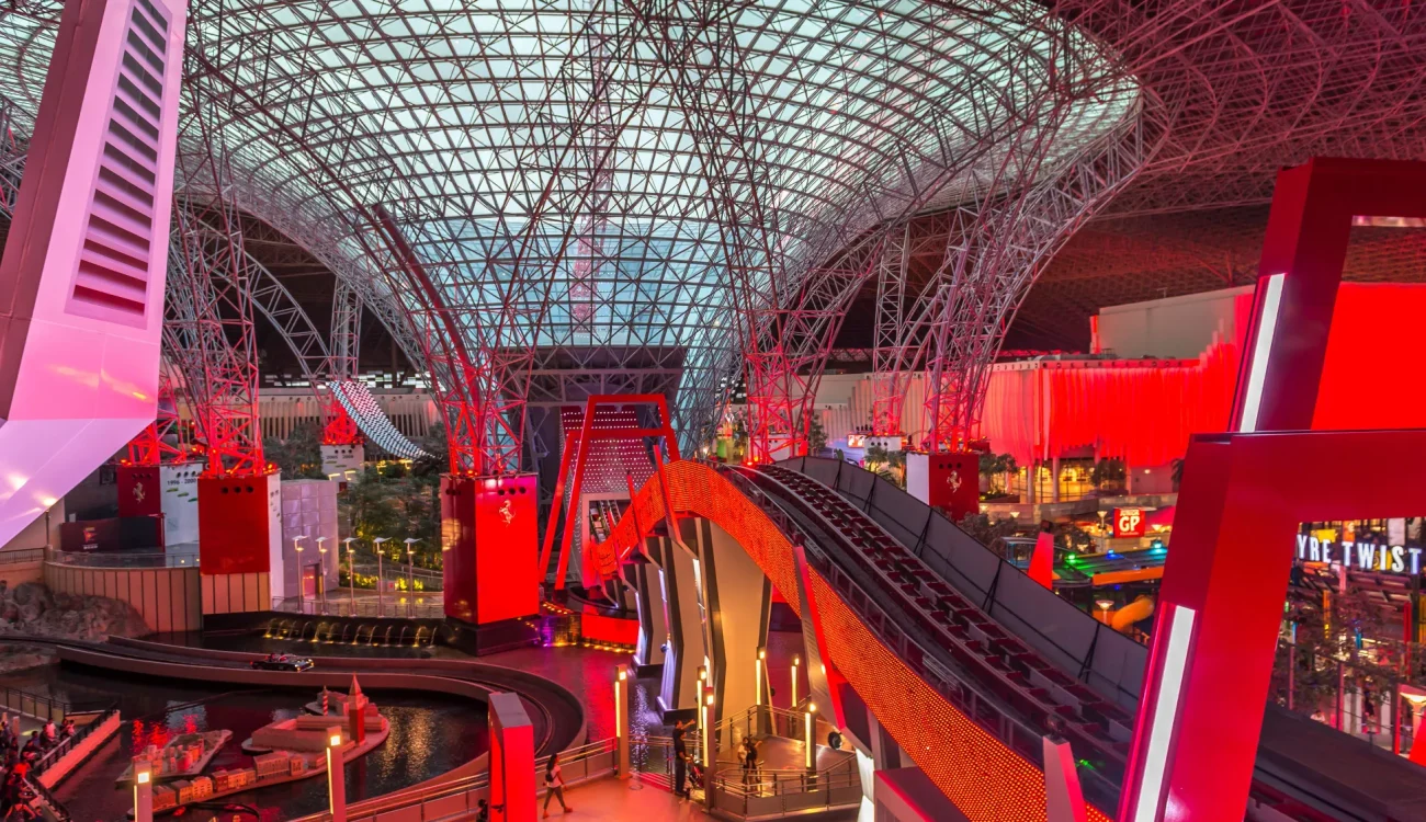 Ferrari World Abu Dhabi - Indoor Amusement Park.