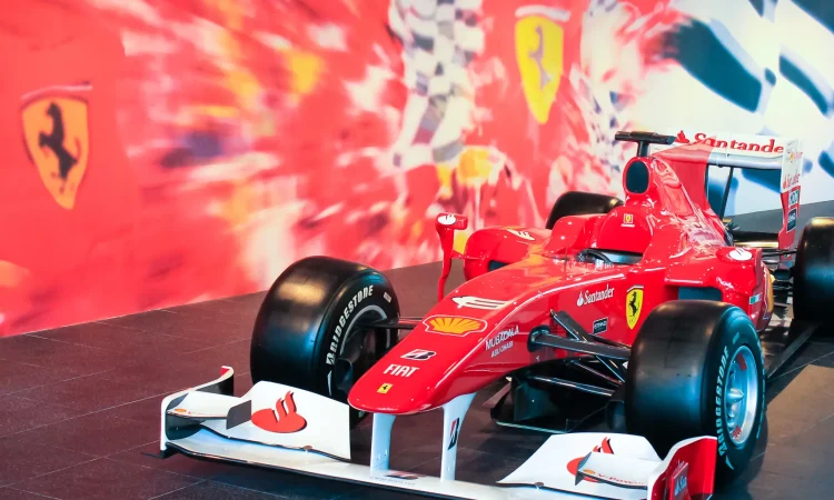 Ferrari World Abu Dhabi - Race Car Display