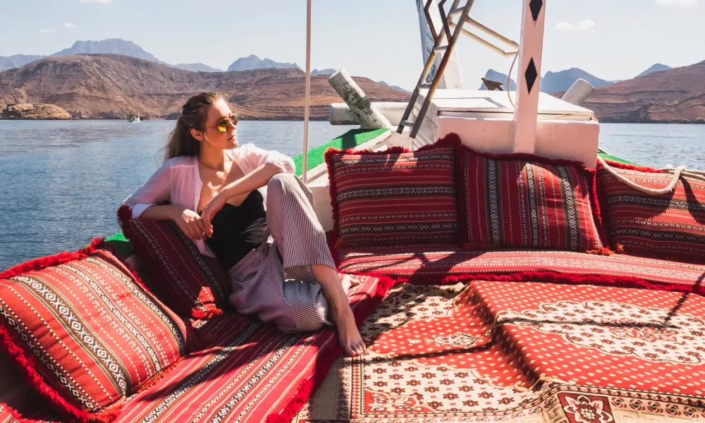 Musandam Oman - Female Tourist