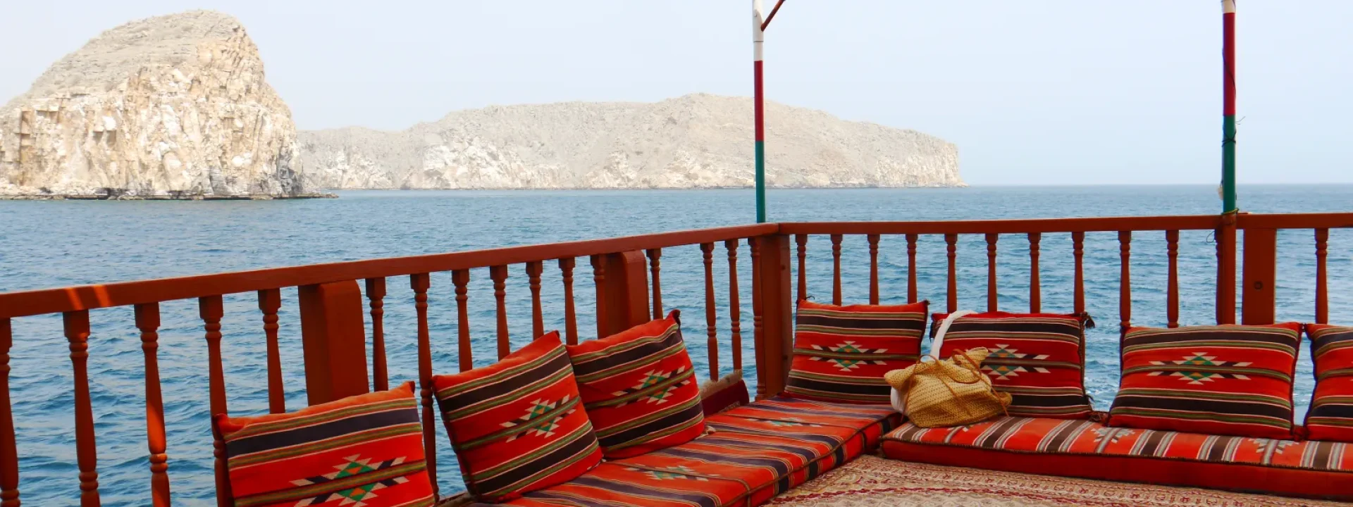 Musandam Oman - Inside a Dhow Boat