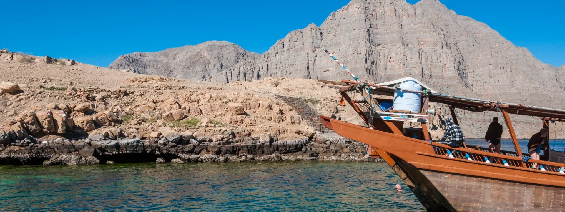 Musandam Oman - Traditional Dhow Boat