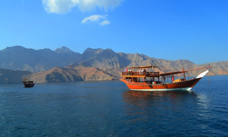 Musandam Oman - Traditional Dhow Boat