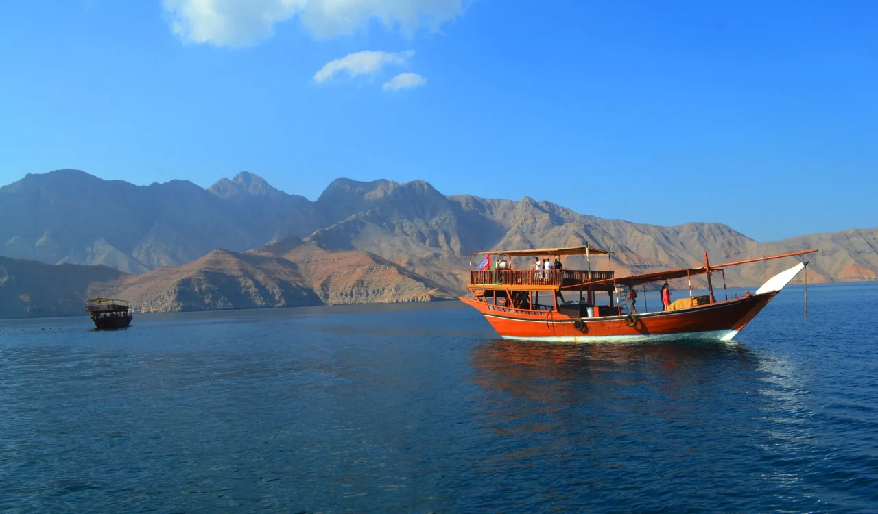 Musandam Oman - Traditional Dhow Boat