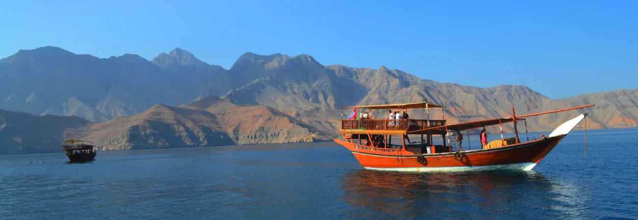 Musandam Oman - Traditional Dhow Boat