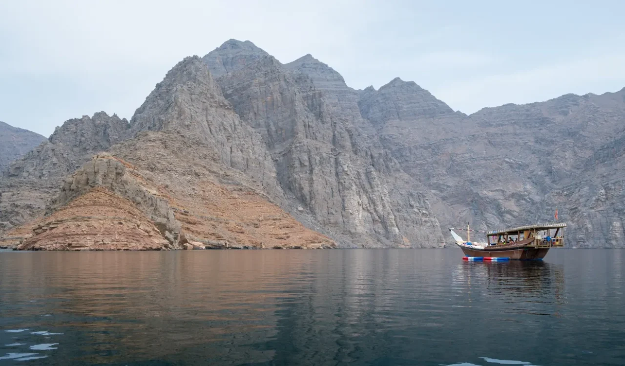 Musandam Oman - Traditional Dhow Boat