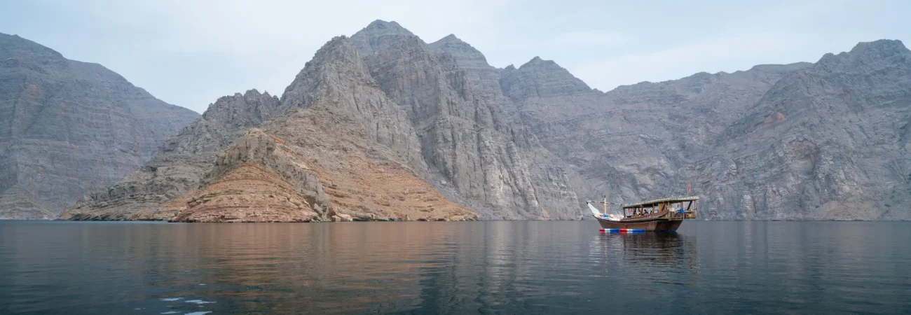 Musandam Oman - Traditional Dhow Boat