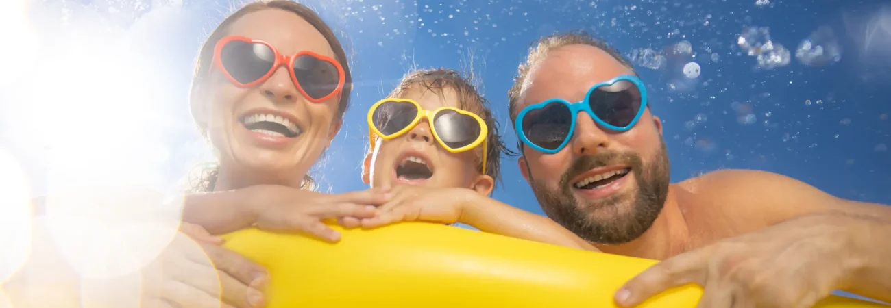 Wild Wadi Water Park Dubai - Happy Family